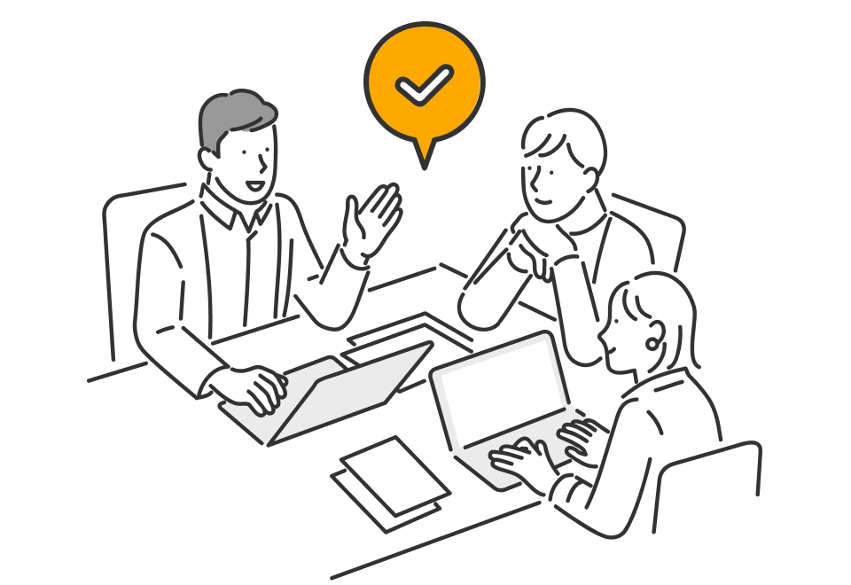 現場へ訪問し、その場で即解決